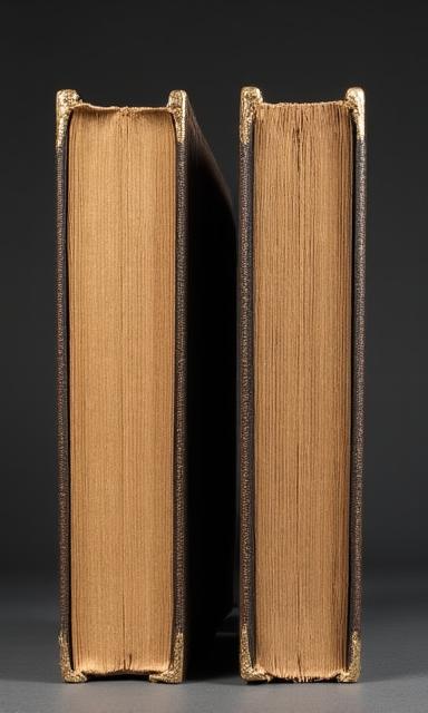 Zestawienie przed i po renowacji zniszczonego woluminu